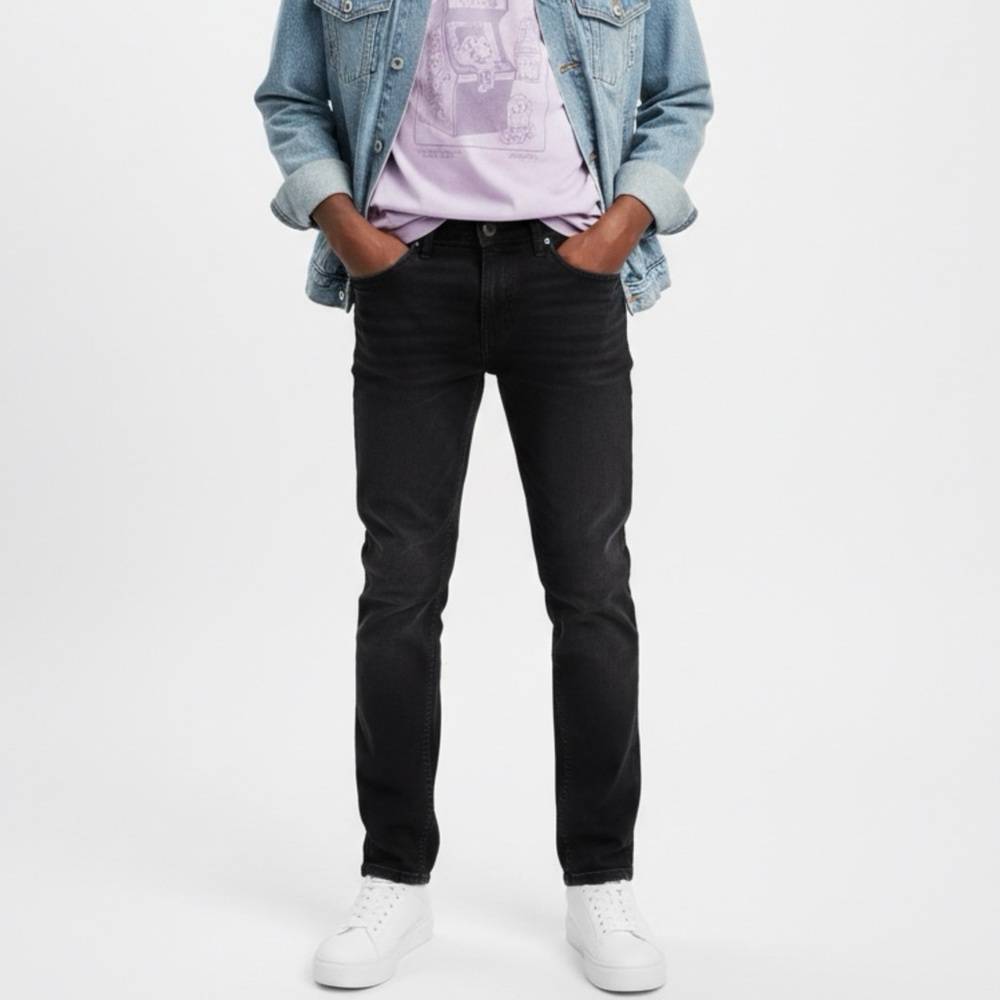Levi’s 502 Taper Jeans Boys 14 Reg Black W27 L29 Youth Denim
